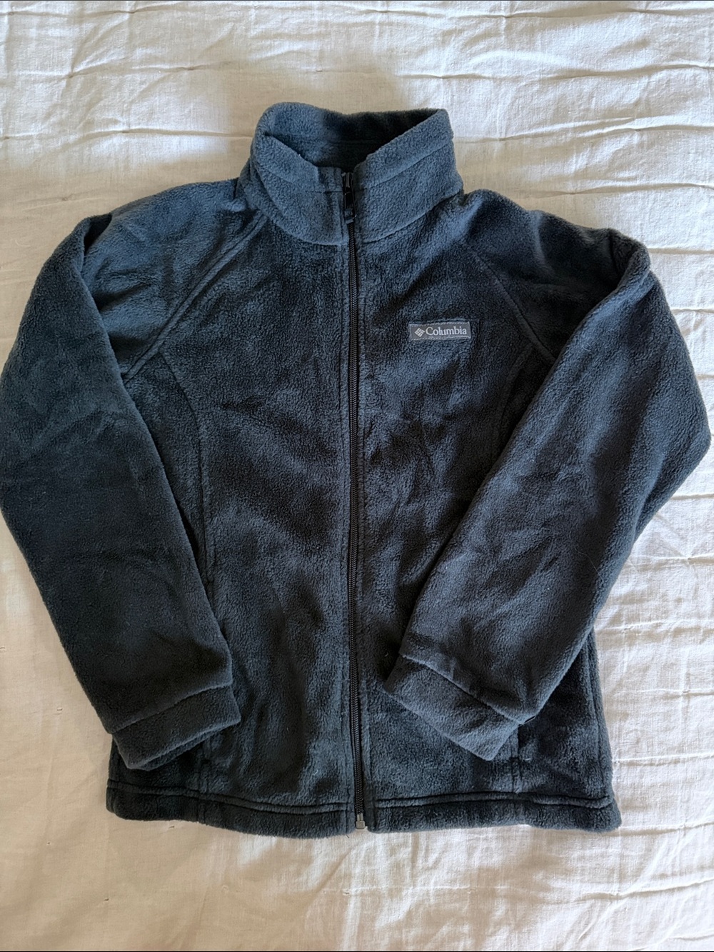 Columbia Kids Black Full-Zip Fleece Jacket